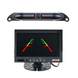7" 1080p AHD Monitor Reversing Camera Kit with 720p Number Plate Camera - 12/24V 7" 1080p AHD Monitor Reversing Camera Kit with 720p Number Plate Camera - 12/24V