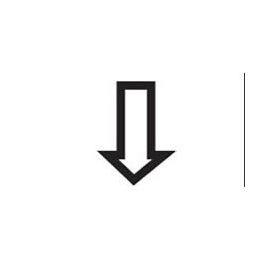 Down Legend for Single-Illuminated Rocker Switch Down Legend for Single-Illuminated Rocker Switch