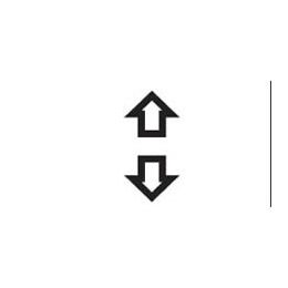 Up Down Legend for Single-Illuminated Rocker Switch Up Down Legend for Single-Illuminated Rocker Switch
