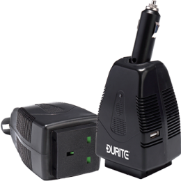 150W 12VDC to 230VAC Adjustable Cigarette Plug Inverter