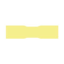 Yellow Pre-Insulated Heat-Shrink Bullet Receptacle Terminal - 5.00mm