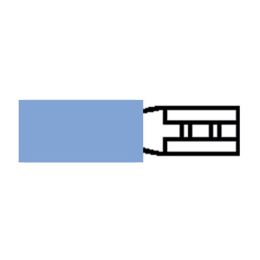 Blue Pre-Insulated Heat-Shrink Female Spade Terminal - 6.3mm