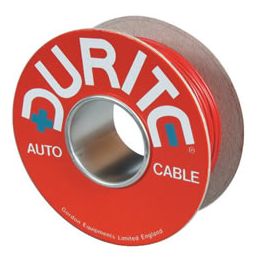 Red Single-Core Thin-Wall PVC Auto Cable - 1mm² Red Single-Core Thin-Wall PVC Auto Cable - 1mm²