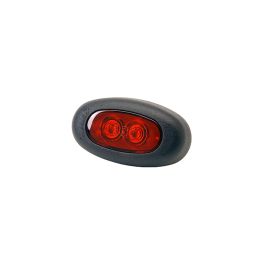 Red Rear Marker LED Lamp With Flying Leads - 12/24V