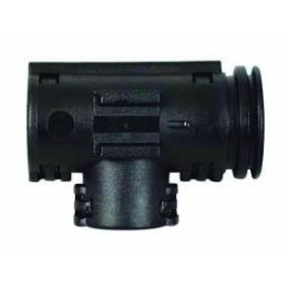 Black Nylon Unsealed T-Piece Connector - 7.5 x 7.5 x 7.5NW Black Nylon Unsealed T-Piece Connector - 7.5 x 7.5 x 7.5NW
