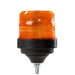 ECCO LED Silver Series 1-Bolt Flexi R65 Amber LED Beacon -12/24V