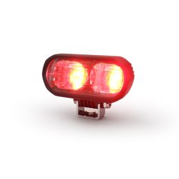 ECCO Red LED Outdoor Pedestrain Boundary Lamp - 12-80V