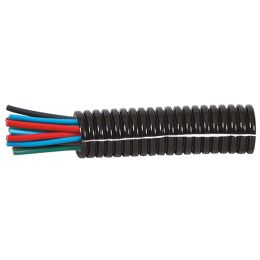 Black Polyamide Convoluted Split Tubing - 22NW Black Polyamide Convoluted Split Tubing - 22NW