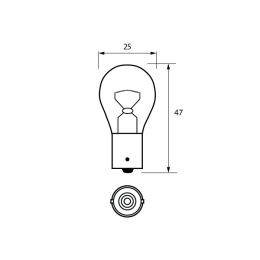 241 LED Bulb 24V BA15S 241 LED Bulb 24V BA15S