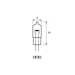 434F 24V 10W G4 CAPSULE HALOGEN
