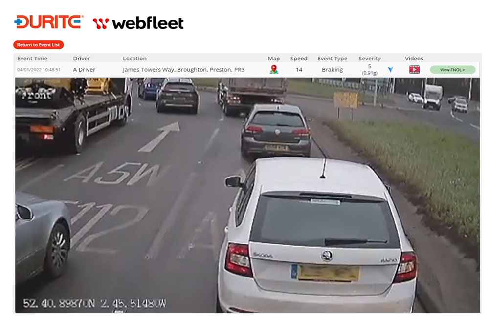 Incident videos are automatically saved to the cloud 
