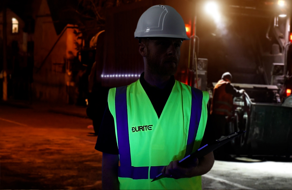 LED Work Lamp with HINVII&trade; tech. is perfect for waste managent veicles and reccycling sites