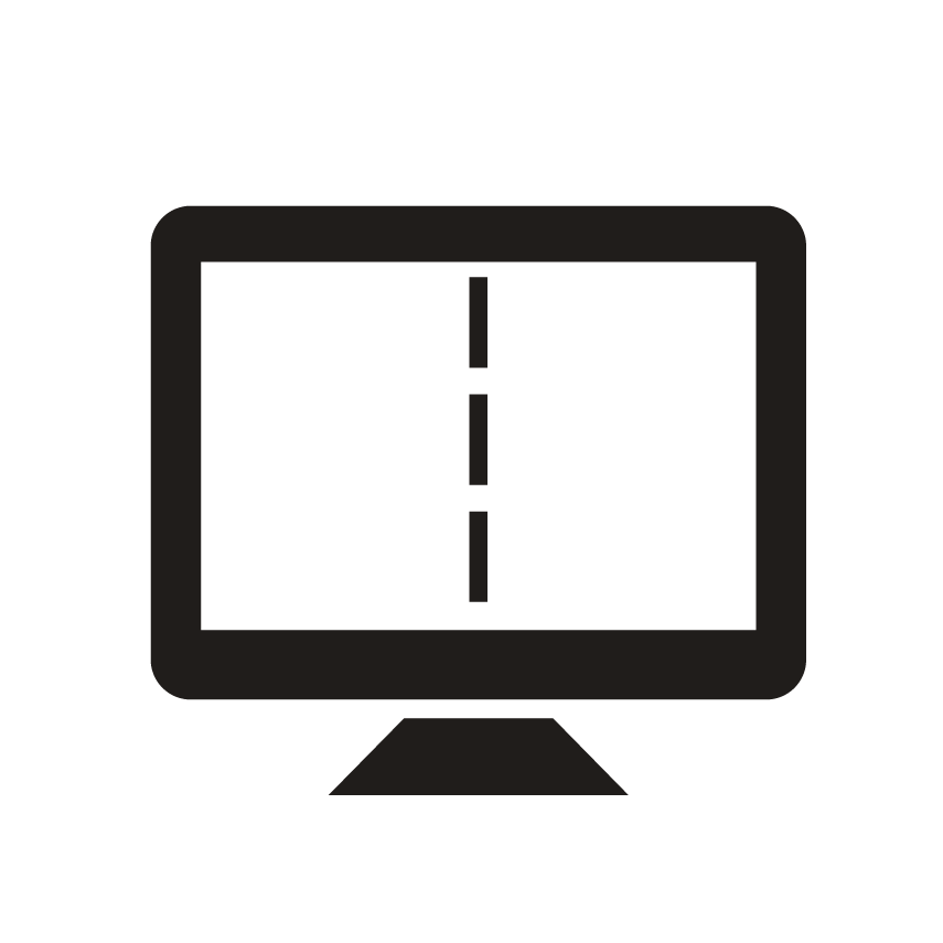 Split screen display Split screen display